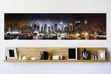 Load image into Gallery viewer, Decals - New York Skyline Bedroom Bathroom Living Room Picture Art Mural - Size 20 Inches X 80 Inches - Vinyl Wall Sticker - 22 Colors Available
