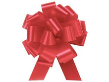 Load image into Gallery viewer, Nas Pull String Bows 5 Inch 20 Loops Imperial Red Pkg/100

