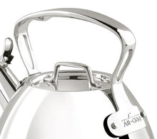 Load image into Gallery viewer, All Clad E86199 Stainless Steel Tea Kettle, 2 Quart, Silver
