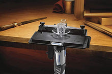 Load image into Gallery viewer, Dremel 231 Portable Rotary Tool Shaper and Router Table- Woodworking Attachment Perfect for Sanding, Shaping, and Trimming Edges

