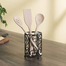 Load image into Gallery viewer, Home Basics Black Cutlery Holder
