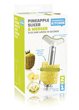 Load image into Gallery viewer, Tomorrow&#39;s Kitchen Pineapple Corer Slicer - Stainless Steel Durable Non-toxic Dishwasher Safe, Anti-Rust Material, Fruit, Salad Cocktail Bowl Chunks Wedger Decorative Netherland Kitchenware Utensil
