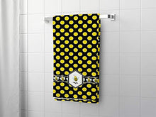 Load image into Gallery viewer, RNK Shops Bee &amp; Polka Dots Bath Towel (Personalized)
