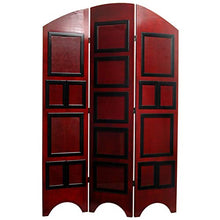 Load image into Gallery viewer, Oriental Furniture 5 1/2 ft. Tall Arc Top Photo Screen - Rosewood
