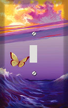 Load image into Gallery viewer, Butterfly Wave Switchplate - Switch Plate Cover
