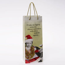 Load image into Gallery viewer, Enesco Holy Crap Gift Hold Eggnog Wine Bag, 13-Inch
