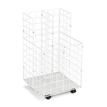 Load image into Gallery viewer, Safco 3084 Wire Roll Files Four Compartments 16-1/4w x 16-1/2d x 30-1/2h White

