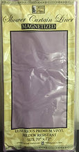 Load image into Gallery viewer, Shower Curtain Liner Lavender Vinyl Magnetized
