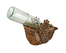Load image into Gallery viewer, Zeckos Spotted Owl Single Bottle Holder Wine Display

