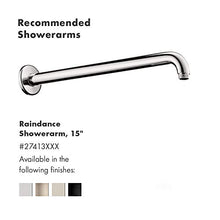 Load image into Gallery viewer, hansgrohe Raindance Select S 10-inch Showerhead Premium Modern 2-Spray RainAir, Rain Air Infusion with Airpower with QuickClean in Brushed Nickel, 26469821
