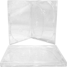 Load image into Gallery viewer, Square Deal Recordings &amp; Supplies (25) 6-Disc Capacity Super Clear 14MM DVD Empty Replacement Cases with Wrap Around Sleeve #DV6R14CL
