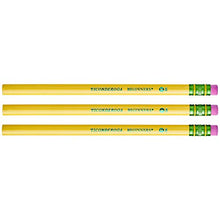 Load image into Gallery viewer, Ticonderoga Beginner Pencils, Wood-Cased #2 HB Soft, With Eraser, Yellow, 12-Pack (13308)
