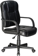 Load image into Gallery viewer, Relaxzen Comfort Products Leather Task Chair with Stress-Reducing Massage, Black, one Size (60-6814)
