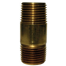 Load image into Gallery viewer, Jmf Nipple 1/2 &quot; X 5 &quot; Red Brass Bulk
