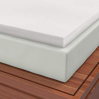 ZipperedCover included with Queen 1.25 Inch Soft Sleeper 2.5 Visco Elastic Memory Foam Mattress Topper USA Made