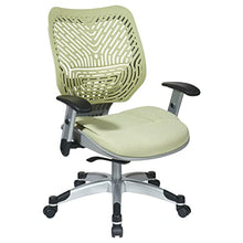 Load image into Gallery viewer, SPACE Seating REVV Self Adjusting SpaceFlex Kiwi Backrest Support and Padded Kiwi Mesh Seat with Adjustable Arms and Platinum Finish Base Managers Chair
