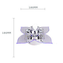 Load image into Gallery viewer, Warm White Modern Clover Shape LED Crystal Ceiling Light Indoor Fixture Lamp by 24/7 store
