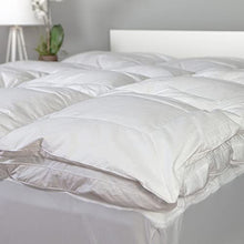 Load image into Gallery viewer, Grandeur Collection Down and Goose Feather Bed 300 Thread Count Cotton by - White Cal King
