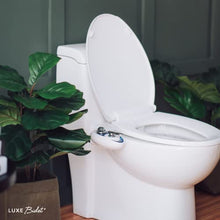 Load image into Gallery viewer, LUXE Bidet Neo 320 white 320-Self Cleaning Dual Nozzle-Hot and Cold Water Non-Electric Mechanical Bidet Toilet Attachment, 17 x 10 x 3 inches
