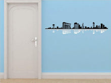 Load image into Gallery viewer, Decals - City State Country Skyline View Beautiful Scene Landmarks, Buildings &amp; Water Picture Art Mural - Size 20 Inches X 80 Inches - Vinyl Wall Sticker - 22 Colors Available
