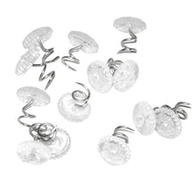 Load image into Gallery viewer, Attmu Clear Heads Twist Pins for Upholstery, Slipcovers and Bedskirts, 0.75 Inches, Set of 50
