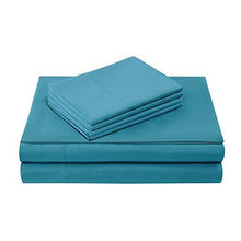 Load image into Gallery viewer, Comfort Spaces Ultra Soft Hypoallergenic Microfiber 6 Piece Set, Wrinkle Fade Resistant Sheets with Pillow Cases Bedding, Queen, Teal
