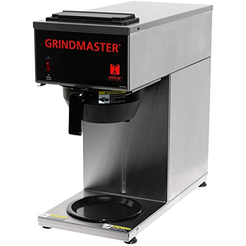 Grindmaster Cecilware CPO-1P-15A Portable Pour Over Coffee Brewer with 1 Bottom Warmer, Stainless Steel