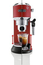Load image into Gallery viewer, DeLonghi America, Inc EC685R Dedica Deluxe 15-Bar Pump Espresso Machine, Red
