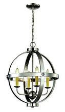 Load image into Gallery viewer, Trans Globe Lighting TG70594 PC Transitional Four Pendant Outdoor-Post-Lights, Chrome
