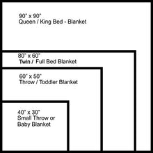 Load image into Gallery viewer, RNK Shops Boy&#39;s Space Themed Minky Blanket - Twin/Full - 80&quot;x60&quot; - Single Sided (Personalized)
