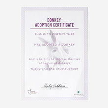 Load image into Gallery viewer, Donkey Adopt It - Charity Animal Adoption Tin
