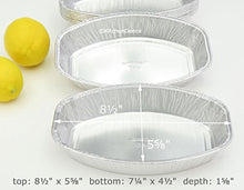 Load image into Gallery viewer, Disposable Aluminum Small Oval Casserole Pan- Individual Size- #4600 (200)

