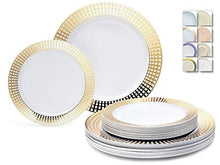 Load image into Gallery viewer, &quot; Occasions &quot; 240 Plates Pack,(120 Guests) Premium Wedding Party Disposable Plastic Plates Set  120
