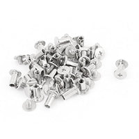 uxcell Screw Post Female 5x10mm Belt Buckle Binding Bolts Leather Fastener 30Sets