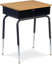 Load image into Gallery viewer, Virco 785MBB - Student Desk with Open Front Metal Book Box, 18&quot; x 24&quot; Top (Virco 785MBB)
