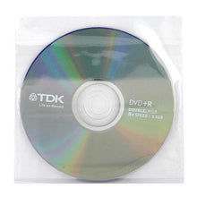 Load image into Gallery viewer, 5 x 5 inch Resealable Clear Plastic CD DVD OPP Sleeves (100 Pack)
