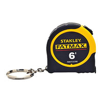Stanley FMHT33706W Fat Max Keychain Tape Rule, 1/2-Inch by 6-Feet