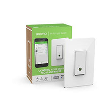 Load image into Gallery viewer, Wemo F7C030fc Light Switch, WiFi enabled, Works with Alexa and the Google Assistant
