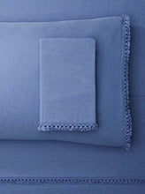 Load image into Gallery viewer, Belle Epoque Misto Tassle Sheet Set King Blue
