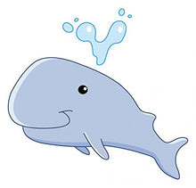 Load image into Gallery viewer, Wallmonkeys Baby Whale Wall Decal Peel and Stick Graphic (36 in W x 34 in H) WM342466
