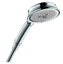 Load image into Gallery viewer, hansgrohe Croma 100 Classic Easy Install 5-inch Handheld Shower Head Classic 3 Full, Pulsating Massage, Intense Turbo 04334000
