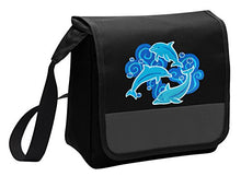 Load image into Gallery viewer, Dolphin Lunch Bag Shoulder Dolphins Lunch Box
