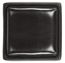Load image into Gallery viewer, Safavieh Hudson Collection Kaylee Leather Single Tray Square Storage Ottoman, Brown
