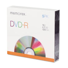 Load image into Gallery viewer, DVD-R BLANK DISC 5PK by TDK MfrPartNo 32020016096
