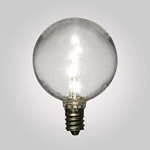 Load image into Gallery viewer, Fantado White .7-Watt LED G50 Globe Light Bulb, E12 Candelabra Base, Shatterproof by PaperLanternStore
