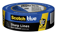 ScotchBlue 2093-36EC Painters Tape, 1.41 inches x 60 yards, 2093, 1 Roll, Blue