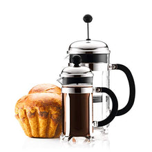 Load image into Gallery viewer, Bodum 1923-16US4 Chambord French Press Coffee and Tea Maker, 12 Oz, Chrome
