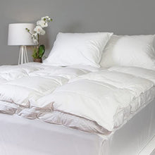 Load image into Gallery viewer, Grandeur Collection Down and Goose Feather Bed 300 Thread Count Cotton by - White Cal King
