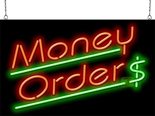 Money Orders Neon Sign