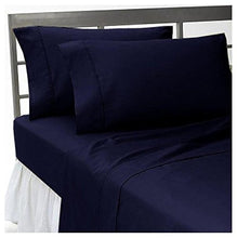 Load image into Gallery viewer, Complete Navyblue Solid Sheet Set King Size
